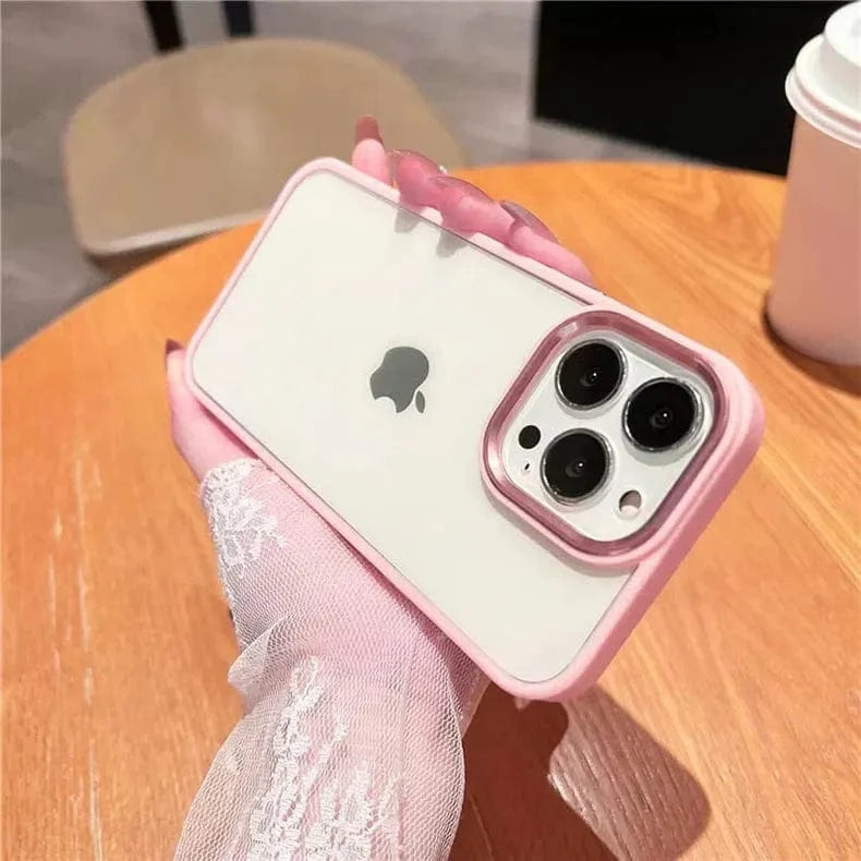 Metal Keys Magsafe Hard Back Soft Edge Case for iPhone 13 Pro iPhone 13 Pro / without magsafe / Pink - Ktusu