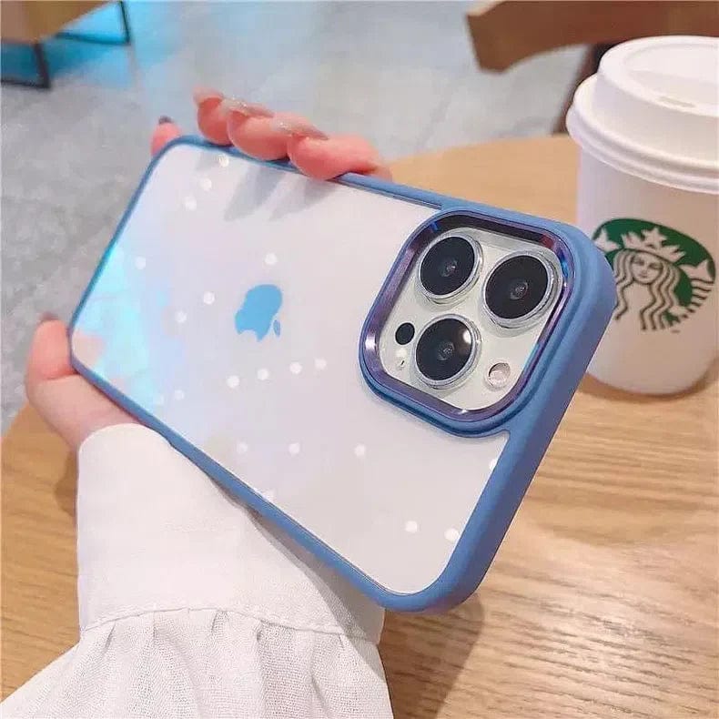 Metal Keys Magsafe Hard Back Soft Edge Case for iPhone 13 Pro iPhone 13 Pro / without magsafe / Sierra Blue - Ktusu