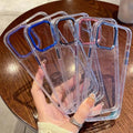 Metal Lens Clear PC Hard Case for iPhone 12 Pro Max - Ktusu