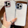 Metal Lens Clear PC Hard Case for iPhone 12 Pro Max - Ktusu