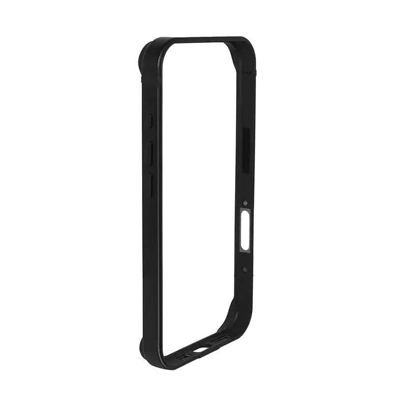 Metal Reinforced Aluminum Frame Case for iPhone 16 Pro iPhone 16 Pro / Black - Ktusu