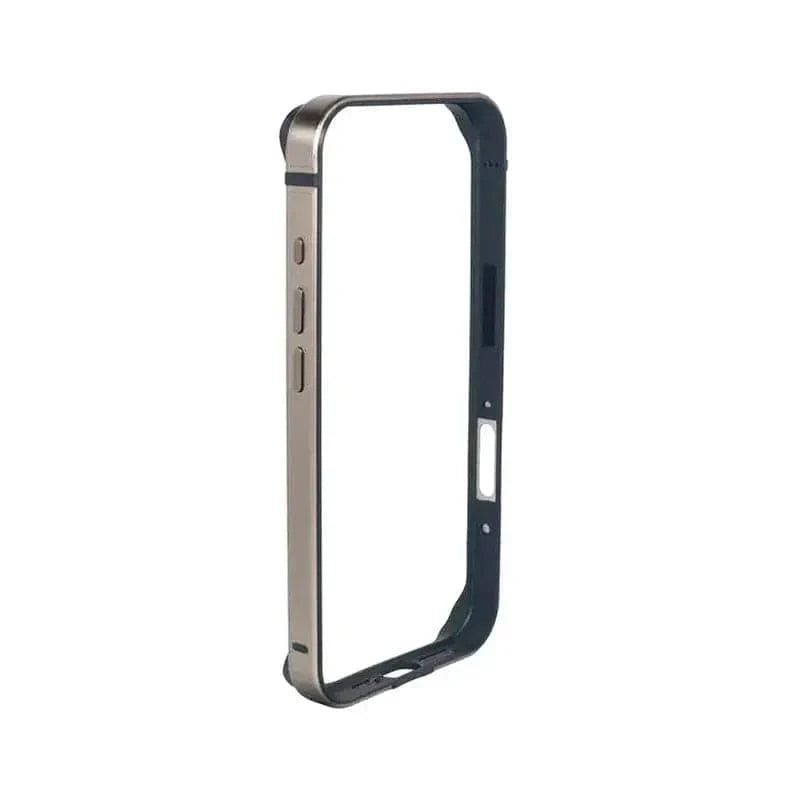 Metal Reinforced Aluminum Frame Case for iPhone 16 Pro iPhone 16 Pro / Natural Titanium - Ktusu