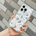 Mikalen Graffiti Letter Print Soft Edge Hard Case for iPhone 14 iPhone 14 / White - Ktusu