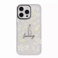 Mikalen Romantic Cherry Blossom Soft Edge Hard Case for iPhone 15 Pro iPhone 15 Pro / Yellow - Ktusu