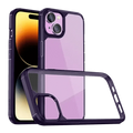 Military Style Clear Hard Case for iPhone 15 iPhone 15 / Black - Ktusu