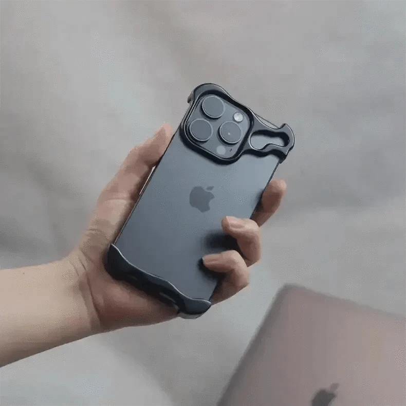Minimalist Frame Camera Lens Protector Case for iPhone 15 Pro - Ktusu