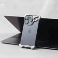 Minimalist Frame Camera Lens Protector Case for iPhone 15 Pro iPhone 15 Pro / Silver - Ktusu