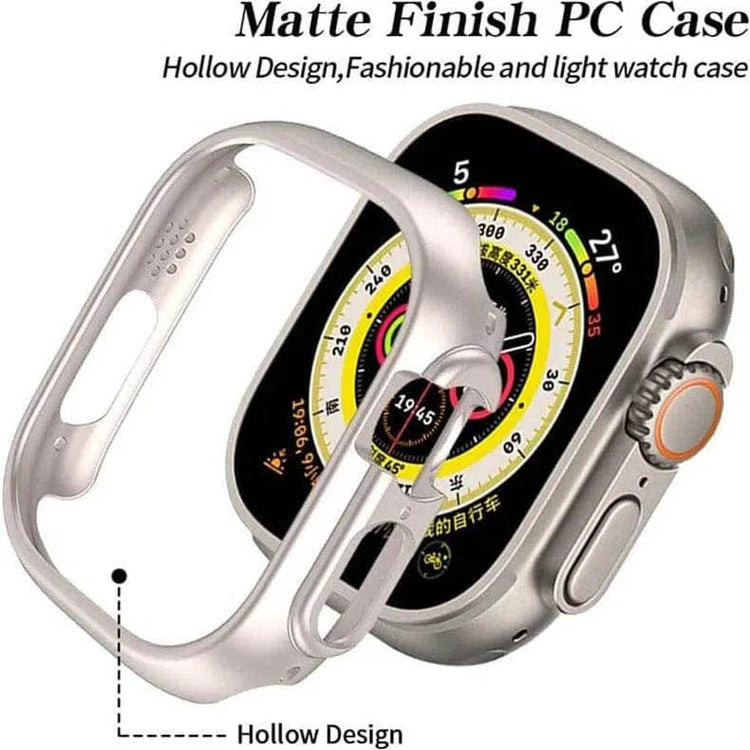 Minimalist Hard frame Cover for Apple Watch Ultra 49mm Ultra 49mm / Transparent - Ktusu