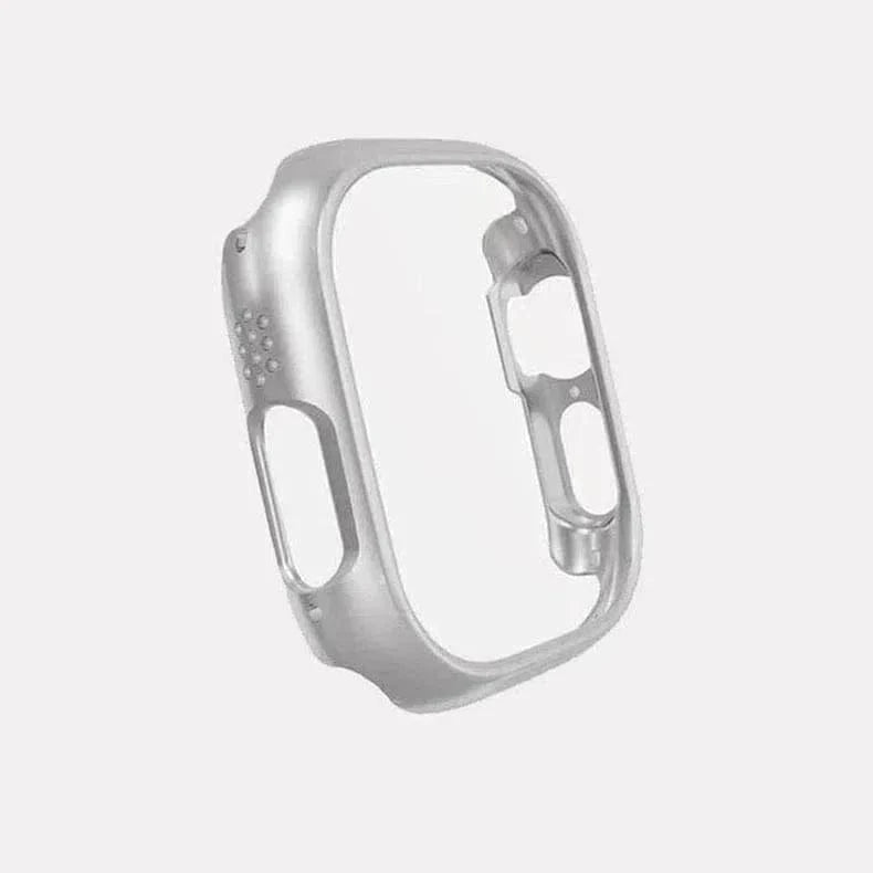 Minimalist Hard frame Cover for Apple Watch Ultra 49mm Ultra 49mm / Silver - Ktusu