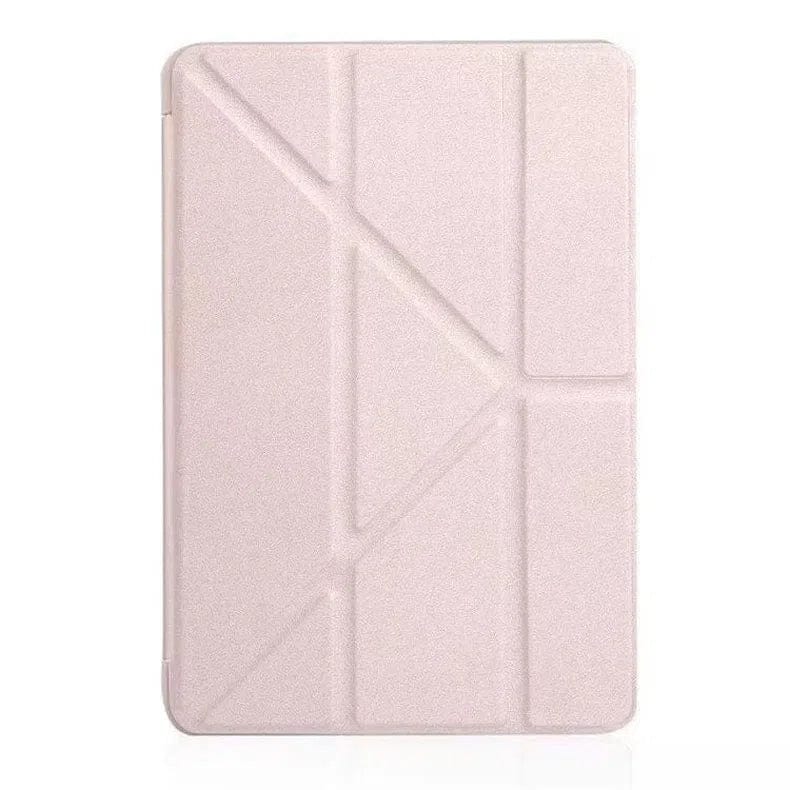 Multifold Slim Soft Touch Smart Cover for iPad 10 (10.9-inch)| 11 (11-inch) iPad 10 (10.9-inch)| 11 (11-inch) / Pink - Ktusu
