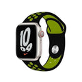 Nike Silicone Band for Apple Watch 38 | 40 | 41 | 42mm S10 38 | 40 | 41 | 42mm S10 / Black Neon - Ktusu