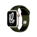 Nike Silicone Band for Apple Watch 38 | 40 | 41 | 42mm S10 38 | 40 | 41 | 42mm S10 / Heena Black - Ktusu