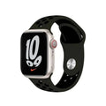 Nike Silicone Band for Apple Watch 38 | 40 | 41 | 42mm S10 38 | 40 | 41 | 42mm S10 / Khaki Black - Ktusu