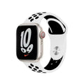 Nike Silicone Band for Apple Watch 42 | 44 | 45 | Ultra 49 | 46mm S10 42 | 44 | 45 | Ultra 49 | 46mm S10 / White Black - Ktusu