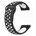 Nike Silicone Band for Smartwatch 22mm 22mm / Black White - Ktusu