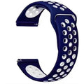 Nike Silicone Band for Smartwatch 22mm 22mm / Blue White - Ktusu