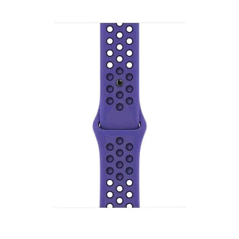 Nike Silicone Band for Smartwatch 22mm 22mm / Lavender Black - Ktusu