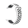 Nike Silicone Band for Smartwatch 22mm 22mm / White Black - Ktusu
