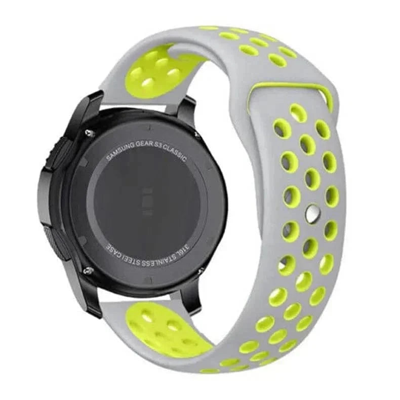 Nike Silicone Band for Smartwatch 22mm 22mm / Yellow Grey - Ktusu