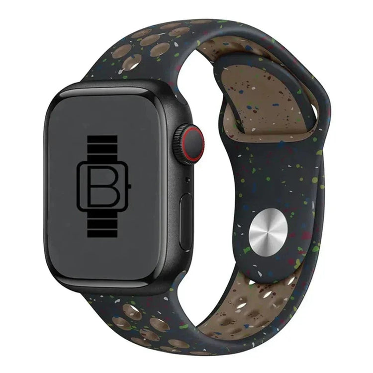 Nike Silicone Eco-friendly Band for Apple Watch 38 | 40 | 41 | 42mm S10 38 | 40 | 41 | 42mm S10 / Black - Ktusu