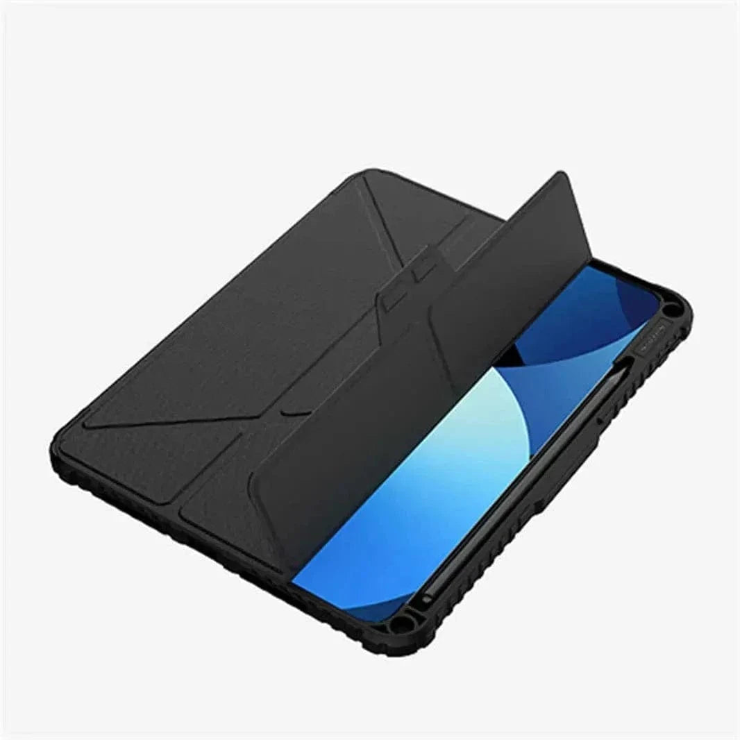 Nillkin Multi Angle Folding Faux Leather Pencil Holder Covers for iPad Pro 5 M4 (2024) (11-inch) iPad Pro 5 M4 (2024) (11-inch) / Black - Ktusu