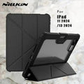 Nillkin Multi Angle Folding Faux Leather Pencil Holder Covers for iPad Pro 5 M4 (2024) (11-inch) iPad Pro 5 M4 (2024) (11-inch) / Black - Ktusu