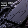 Nillkin Multi Angle Folding Faux Leather Pencil Holder Covers for Samsung Tab S8 | Tab S9 | Tab S9 FE | Tab S10 Samsung Tab S8 | Tab S9 | Tab S9 FE | Tab S10 / Black - Ktusu