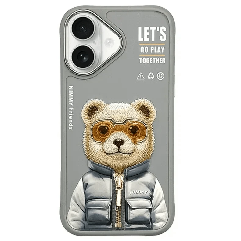 Nimmy 3D Embroided Hard Case for iPhone 16 Pro - Ktusu