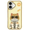 Nimmy 3D Embroided Hard Case for iPhone 16 Pro - Ktusu