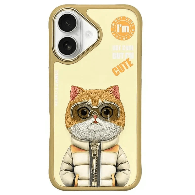 Nimmy 3D Embroided Hard Case for iPhone 16 Pro - Ktusu