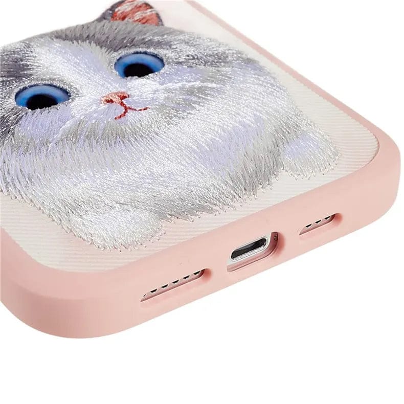 Nimmy 3D Embroided Hard Case for iPhone 16 Pro - Ktusu