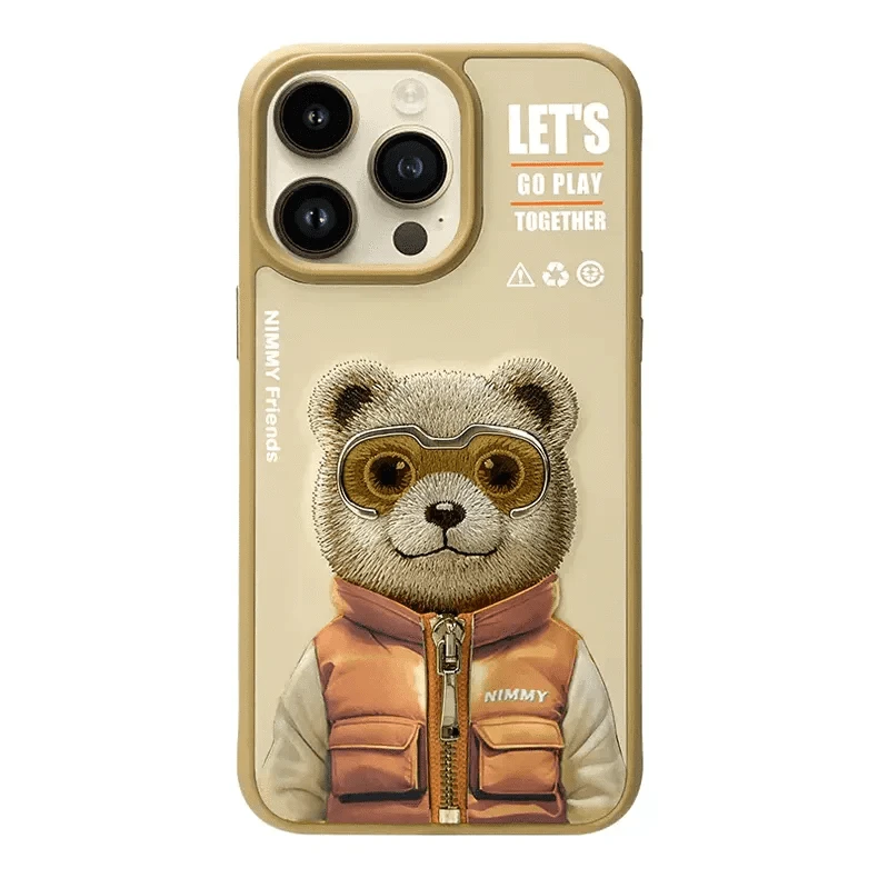 Nimmy 3D Embroided Hard Case for iPhone 16 Pro - Ktusu