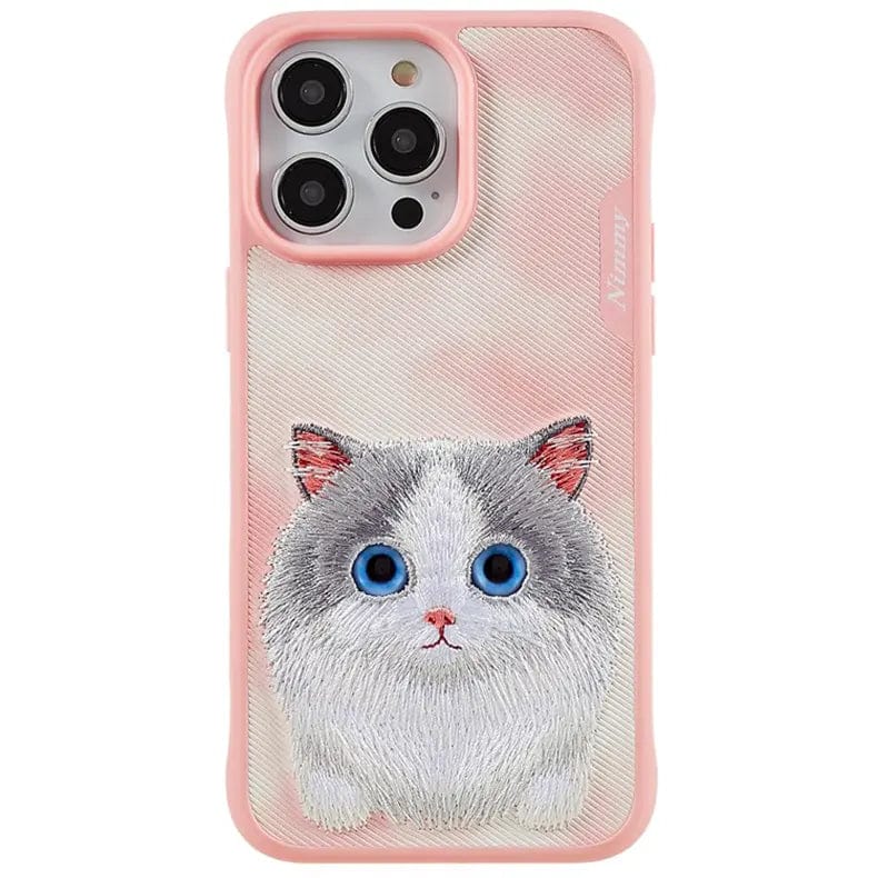 Nimmy 3D Embroided Hard Case for iPhone 16 Pro iPhone 16 Pro / Ragdoll Cat - Ktusu