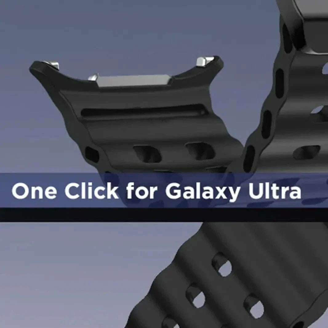 Ocean Silicone Band for Samsung Watch Ultra 47mm - Ktusu