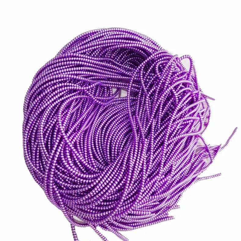 [ Pack of 3 ] Spiral Charger Cable Protector Data Wire Saver for Charging Cable ( 1.5 Meter ) Lilac Purple / Solid Color - Ktusu