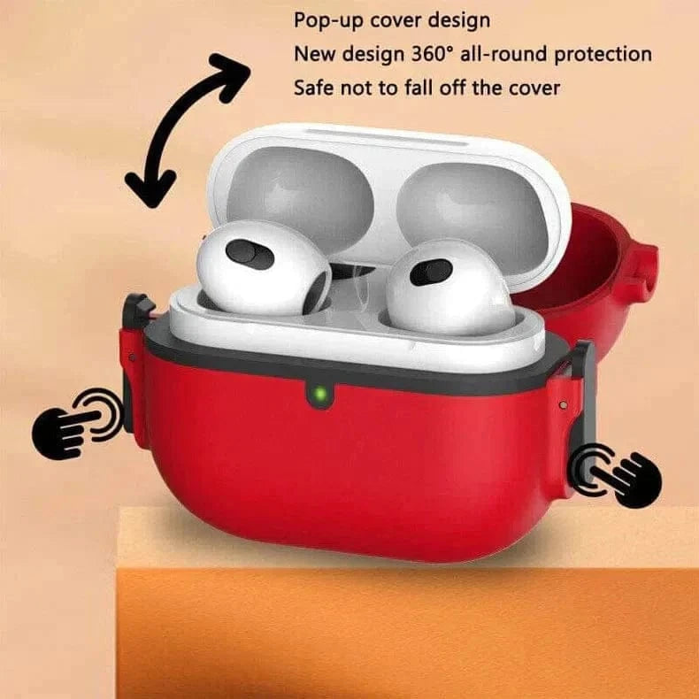PC Silicone coated Side Lock Cover for Airpods Pro | Pro 2 - Ktusu