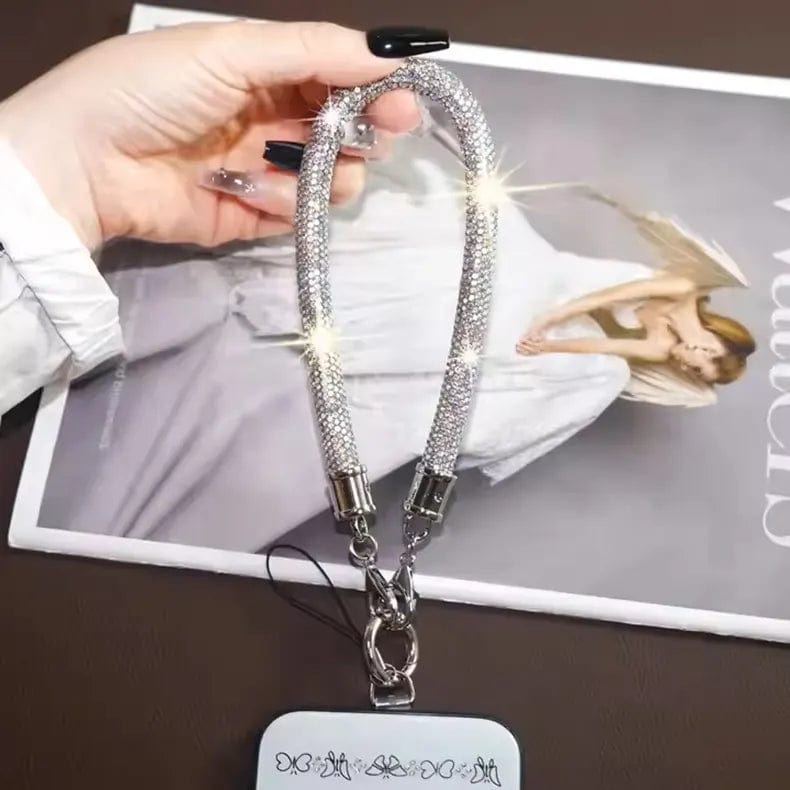 Phone Charm Strap Rhinestone Bling Lanyards - Ktusu