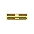 Phone Speaker Dustnet Stickers for iPhone Pack Of 2 / Gold - Ktusu