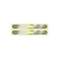Phone Speaker Dustnet Stickers for iPhone Pack Of 2 / Silver - Ktusu