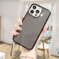 Powder Glitter Bling Clear Case for iPhone 16 iPhone 16 / Smoke - Ktusu
