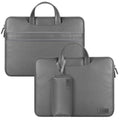 PU Leather Detachable Strap Laptop Sleeve & Handbag - Ktusu