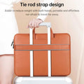 PU Leather Detachable Strap Laptop Sleeve & Handbag - Ktusu