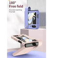 PU Leather Hand Strap Matte Hard Case for Samsung Z Flip5 - Ktusu