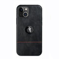 PU Leather Logo View Case for iPhone 13 Pro iPhone 13 Pro / Black - Ktusu
