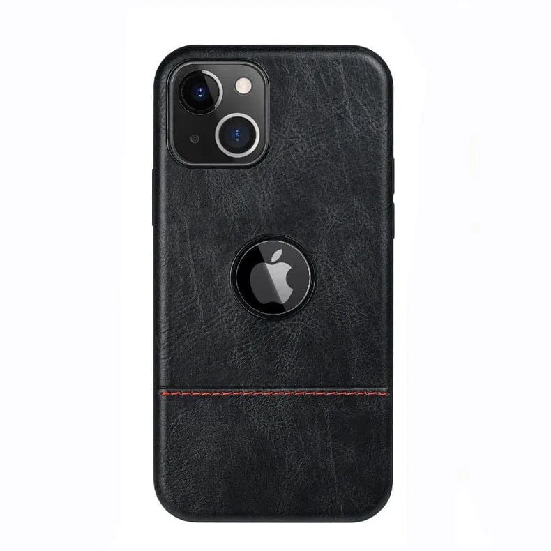 PU Leather Logo View Case for iPhone 13 Pro iPhone 13 Pro / Black - Ktusu
