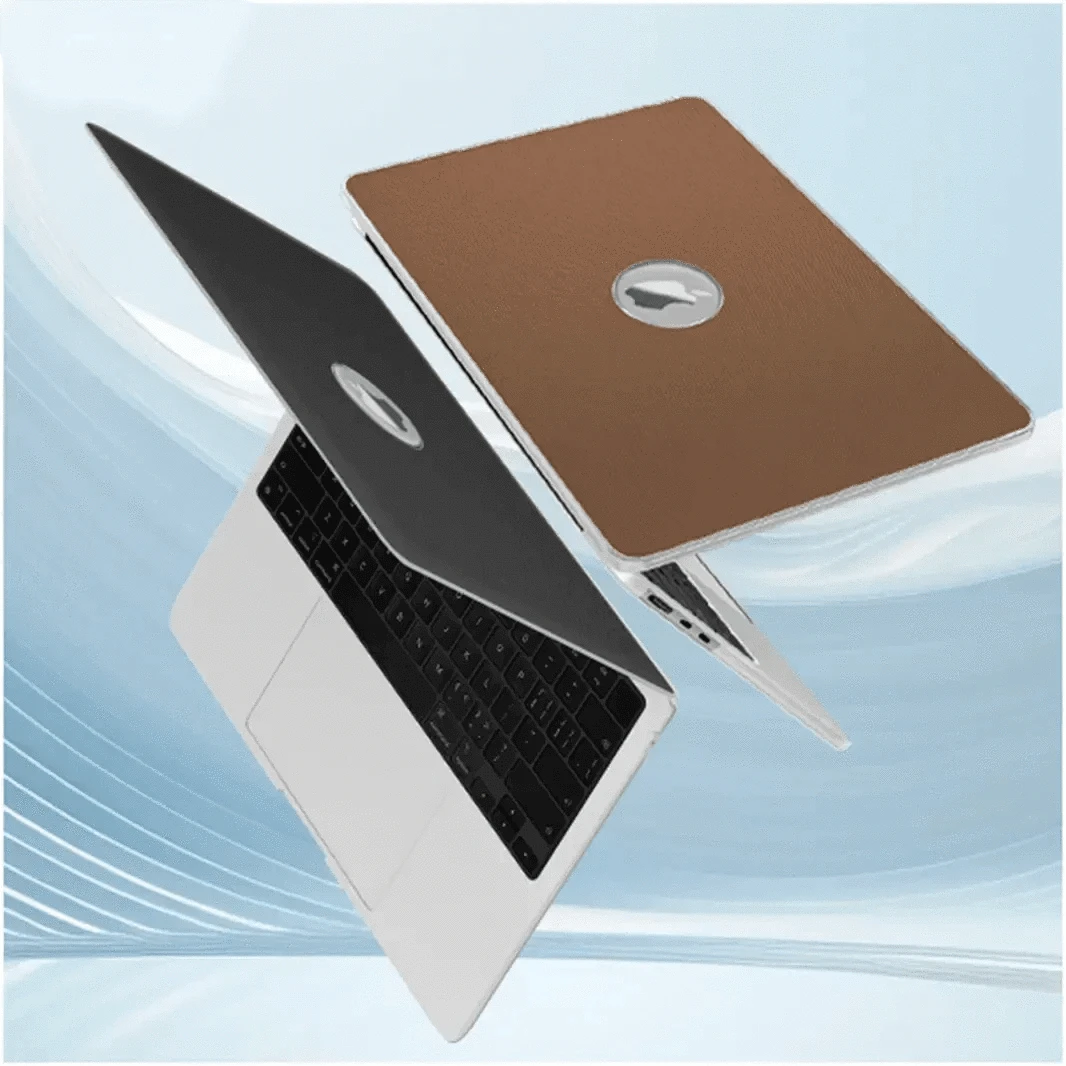 PU Leather Texture Hard Shell Cover for Macbook Air 13 (Late 2018-2019) | 13 (Early 2020) | 13 M1 | 13 M4 (13.3-inch) - Ktusu