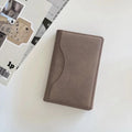 PU Leather Texture Magnetic MagSafe Card Wallet for iPhone Stone Brown - Ktusu