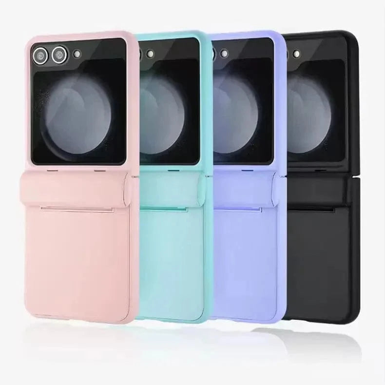 PU Leather with Hinge Protection Case for Samsung Z Flip5 - Ktusu