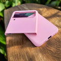 PU Leather with Metal Camera Protection Case for Samsung Z Flip4 - Ktusu