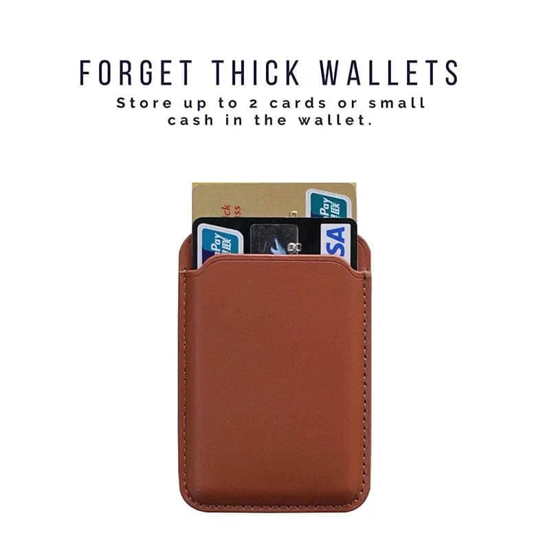 PU Magnetic MagSafe Card Wallet for iPhone - Ktusu